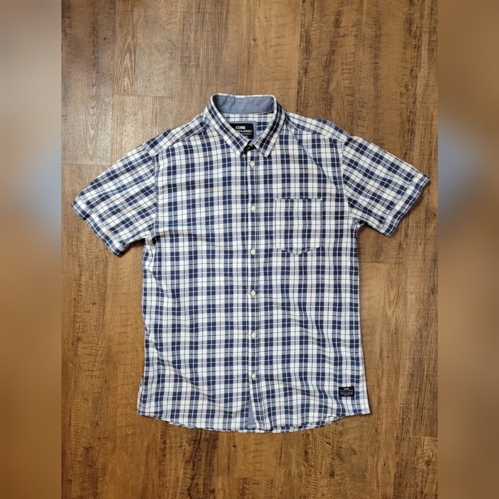 Core by Jack & Jones Workwear short sleeve button down shirt